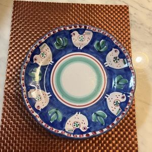 Vintage Vietri Single Italian Dinner Plate 10 inches